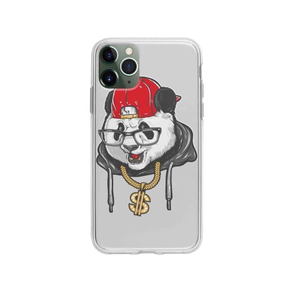 Coque Pour iPhone 11 Pro Max Panda Hiphop - Coque Wiqeo 10€-15€, Animaux, Estelle Adam, Illustration, iPhone 11 Pro Max Wiqeo, Déstockeur de Coques Pour iPhone