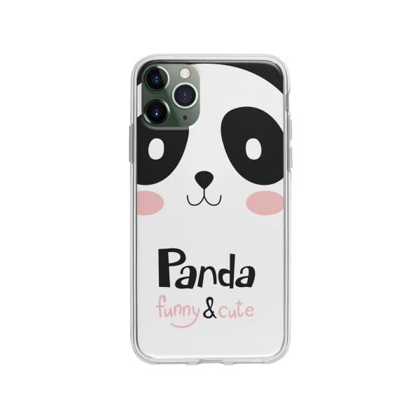 Coque Pour iPhone 11 Pro Max Panda Mignon - Coque Wiqeo 10€-15€, Animaux, Géraud Fournier, iPhone 11 Pro Max, Mignon Wiqeo, Déstockeur de Coques Pour iPhone