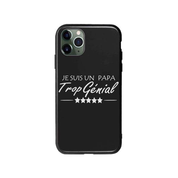 Coque Pour iPhone 11 Pro Max "Papa Génial" - Coque Wiqeo 10€-15€, Estelle Adam, iPhone 11 Pro Max, Motif Wiqeo, Déstockeur de Coques Pour iPhone