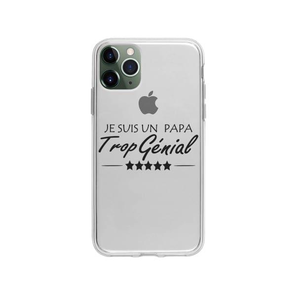 Coque Pour iPhone 11 Pro Max "Papa Génial" - Coque Wiqeo 10€-15€, Estelle Adam, iPhone 11 Pro Max, Motif Wiqeo, Déstockeur de Coques Pour iPhone