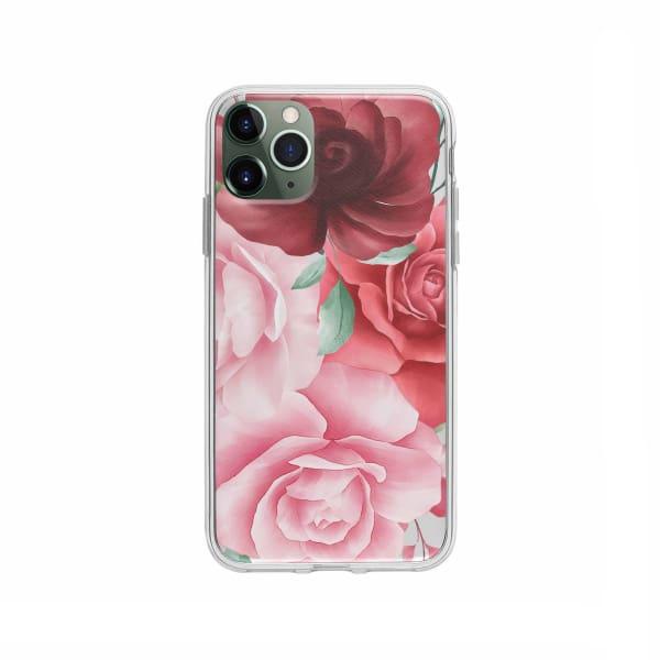 Coque Pour iPhone 11 Pro Max Roses - Coque Wiqeo 10€-15€, Albert Dupont, Fleur, iPhone 11 Pro Max Wiqeo, Déstockeur de Coques Pour iPhone