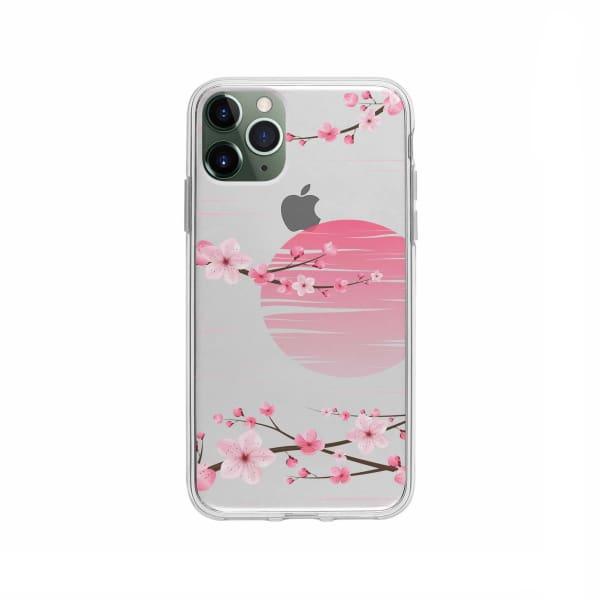 Coque Pour iPhone 11 Pro Max Sakura Blanc - Coque Wiqeo 10€-15€, Albert Dupont, Fleur, iPhone 11 Pro Max Wiqeo, Déstockeur de Coques Pour iPhone