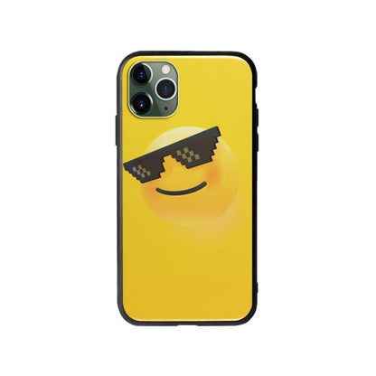 Coque Pour iPhone 11 Pro Max Smiley Lunettes - Coque Wiqeo 10€-15€, Estelle Adam, Illustration, iPhone 11 Pro Max Wiqeo, Déstockeur de Coques Pour iPhone