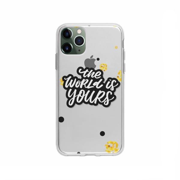 Coque Pour iPhone 11 Pro Max "The World Is Yours" - Coque Wiqeo 10€-15€, Estelle Adam, iPhone 11 Pro Max, Motif Wiqeo, Déstockeur de Coques Pour iPhone