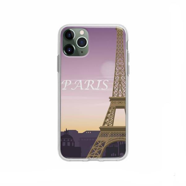 Coque Pour iPhone 11 Pro Max Tour Eiffel - Coque Wiqeo 10€-15€, iPhone 11 Pro Max, Robert Guillory, Voyage Wiqeo, Déstockeur de Coques Pour iPhone