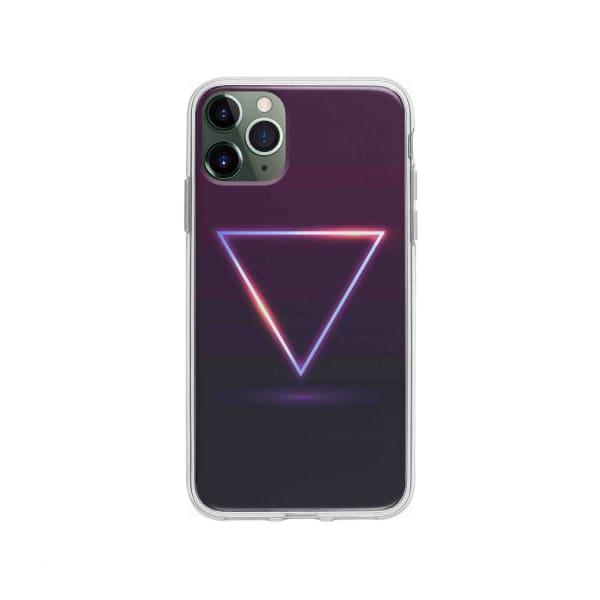 Coque Pour iPhone 11 Pro Max Triangle Néon - Coque Wiqeo 10€-15€, Estelle Adam, Illustration, iPhone 11 Pro Max, Motif Wiqeo, Déstockeur de Coques Pour iPhone