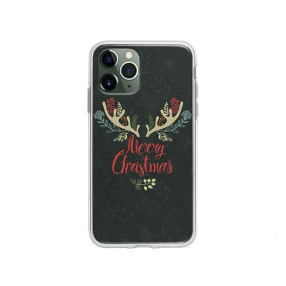 Coque Pour iPhone 11 Pro "Merry Christmas" - Coque Wiqeo 10€-15€, Estelle Adam, Illustration, iPhone 11 Pro Wiqeo, Déstockeur de Coques Pour iPhone