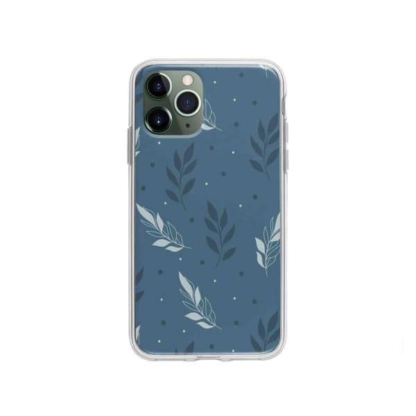 Coque Pour iPhone 11 Pro Motif Floral - Coque Wiqeo 10€-15€, Estelle Adam, Feuilles, iPhone 11 Pro, Motif Wiqeo, Déstockeur de Coques Pour iPhone