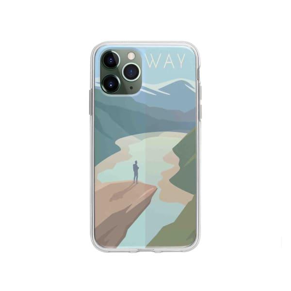 Coque Pour iPhone 11 Pro Norvège - Coque Wiqeo 10€-15€, Illustration, iPhone 11 Pro, Robert Guillory, Voyage Wiqeo, Déstockeur de Coques Pour iPhone