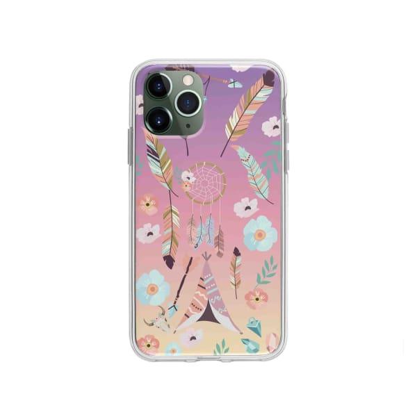 Coque Pour iPhone 11 Pro Ornements Boho - Coque Wiqeo 10€-15€, Estelle Adam, Illustration, iPhone 11 Pro Wiqeo, Déstockeur de Coques Pour iPhone