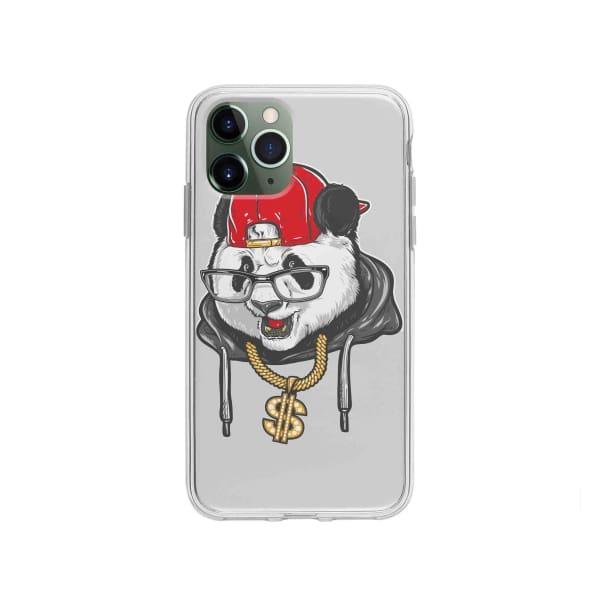 Coque Pour iPhone 11 Pro Panda Hiphop - Coque Wiqeo 10€-15€, Animaux, Estelle Adam, Illustration, iPhone 11 Pro Wiqeo, Déstockeur de Coques Pour iPhone