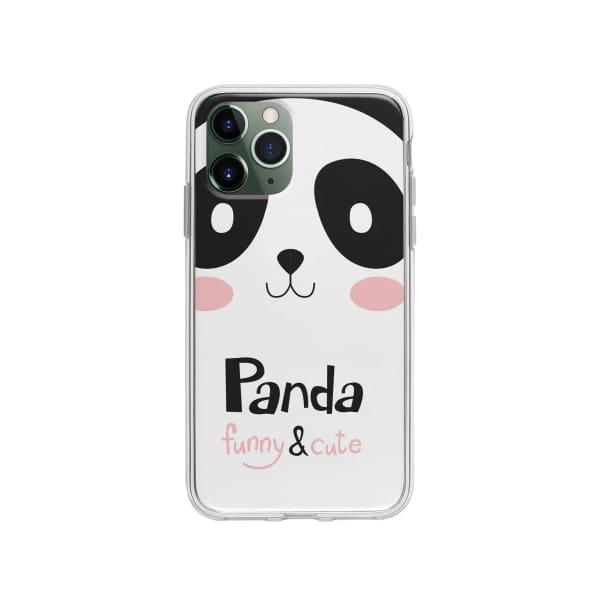 Coque Pour iPhone 11 Pro Panda Mignon - Coque Wiqeo 10€-15€, Animaux, Géraud Fournier, iPhone 11 Pro, Mignon Wiqeo, Déstockeur de Coques Pour iPhone