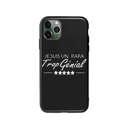 Coque Pour iPhone 11 Pro "Papa Génial" - Coque Wiqeo 10€-15€, Estelle Adam, iPhone 11 Pro, Motif Wiqeo, Déstockeur de Coques Pour iPhone