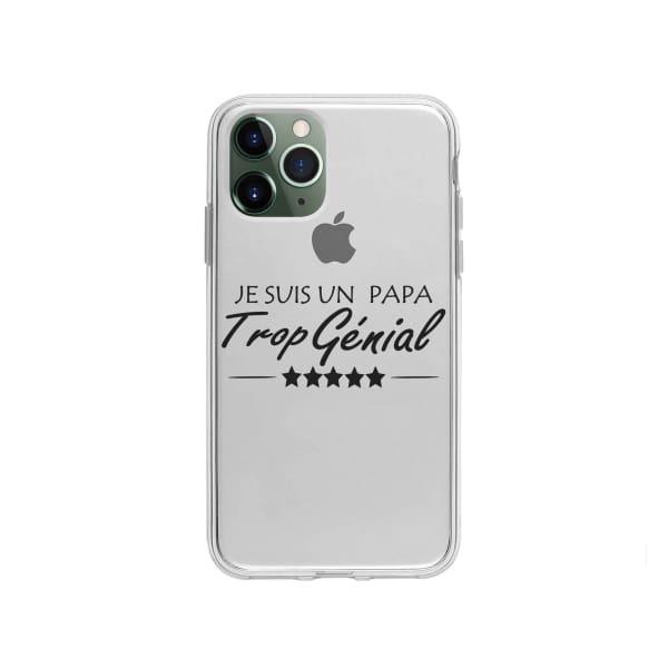 Coque Pour iPhone 11 Pro "Papa Génial" - Coque Wiqeo 10€-15€, Estelle Adam, iPhone 11 Pro, Motif Wiqeo, Déstockeur de Coques Pour iPhone