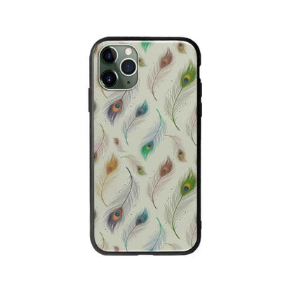 Coque Pour iPhone 11 Pro Plumes de Paon - Coque Wiqeo 10€-15€, Estelle Adam, Illustration, iPhone 11 Pro, Motif Wiqeo, Déstockeur de Coques Pour iPhone