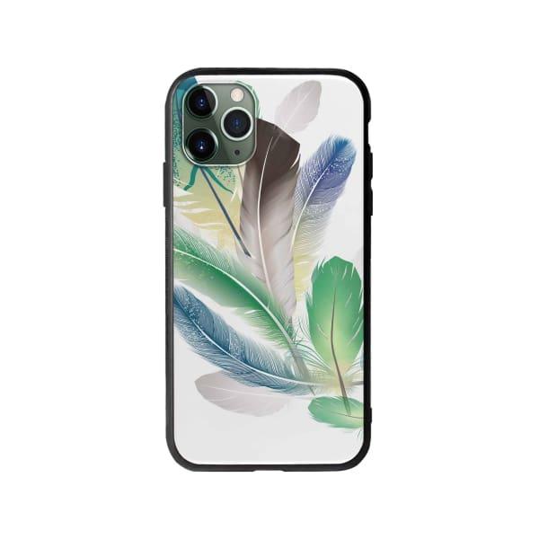 Coque Pour iPhone 11 Pro Plumes - Coque Wiqeo 10€-15€, Estelle Adam, Illustration, iPhone 11 Pro Wiqeo, Déstockeur de Coques Pour iPhone