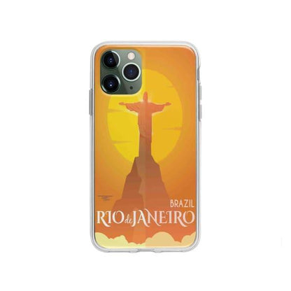 Coque Pour iPhone 11 Pro Rio de Janeiro - Coque Wiqeo 10€-15€, Estelle Adam, Illustration, iPhone 11 Pro, Voyage Wiqeo, Déstockeur de Coques Pour iPhone