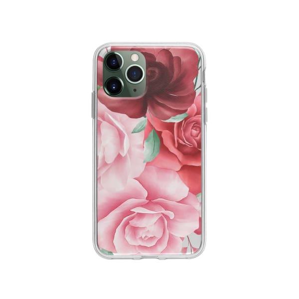Coque Pour iPhone 11 Pro Roses - Transparent