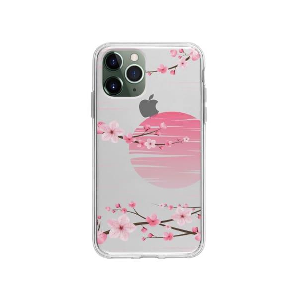 Coque Pour iPhone 11 Pro Sakura Blanc - Coque Wiqeo 10€-15€, Albert Dupont, Fleur, iPhone 11 Pro Wiqeo, Déstockeur de Coques Pour iPhone