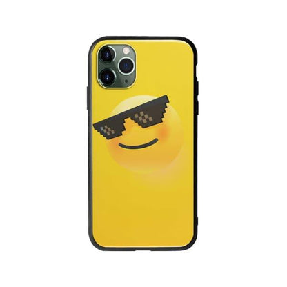 Coque Pour iPhone 11 Pro Smiley Lunettes - Coque Wiqeo 10€-15€, Estelle Adam, Illustration, iPhone 11 Pro Wiqeo, Déstockeur de Coques Pour iPhone