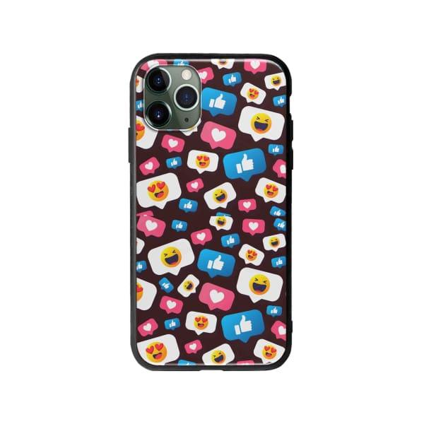 Coque Pour iPhone 11 Pro Smileys - Coque Wiqeo 10€-15€, Géraud Fournier, iPhone 11 Pro, Mignon, Motif Wiqeo, Déstockeur de Coques Pour iPhone