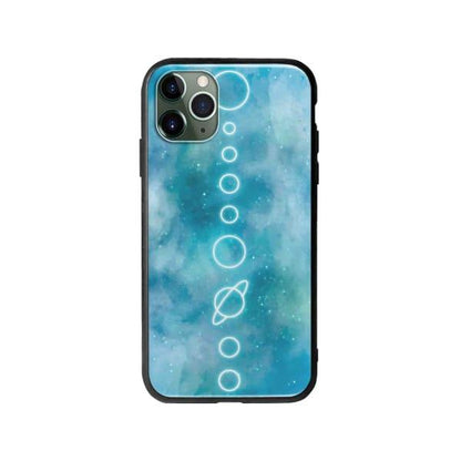 Coque Pour iPhone 11 Pro Système Solaire Néon - Coque Wiqeo 10€-15€, Estelle Adam, Illustration, iPhone 11 Pro, Motif Wiqeo, Déstockeur de Coques Pour iPhone