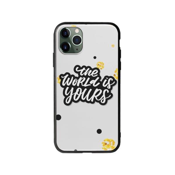 Coque Pour iPhone 11 Pro "The World Is Yours" - Coque Wiqeo 10€-15€, Estelle Adam, iPhone 11 Pro, Motif Wiqeo, Déstockeur de Coques Pour iPhone