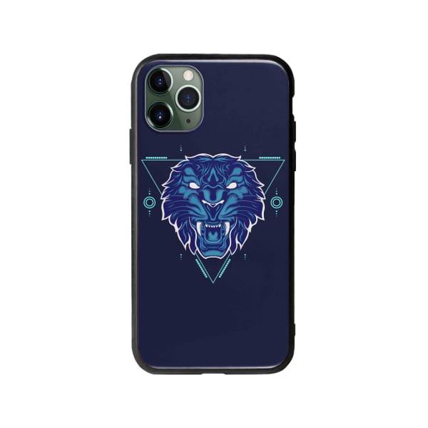 Coque Pour iPhone 11 Pro Tigre Géométrique - Coque Wiqeo 10€-15€, Estelle Adam, Illustration, iPhone 11 Pro, Motif Wiqeo, Déstockeur de Coques Pour iPhone