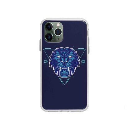 Coque Pour iPhone 11 Pro Tigre Géométrique - Coque Wiqeo 10€-15€, Estelle Adam, Illustration, iPhone 11 Pro, Motif Wiqeo, Déstockeur de Coques Pour iPhone