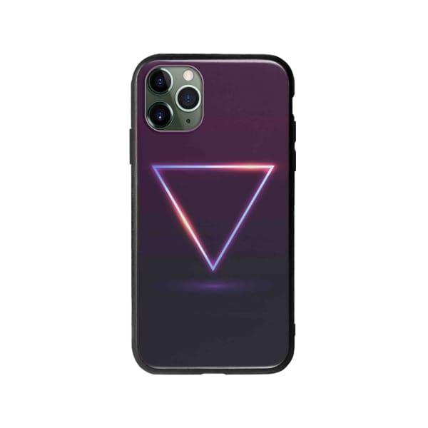 Coque Pour iPhone 11 Pro Triangle Néon - Coque Wiqeo 10€-15€, Estelle Adam, Illustration, iPhone 11 Pro, Motif Wiqeo, Déstockeur de Coques Pour iPhone