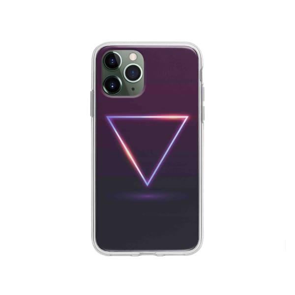 Coque Pour iPhone 11 Pro Triangle Néon - Coque Wiqeo 10€-15€, Estelle Adam, Illustration, iPhone 11 Pro, Motif Wiqeo, Déstockeur de Coques Pour iPhone