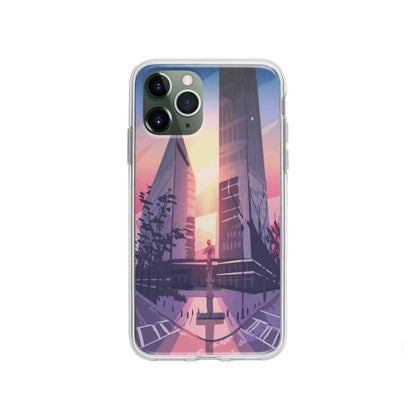 Coque Pour iPhone 11 Pro Vue Graphique - Coque Wiqeo 10€-15€, Estelle Adam, Illustration, iPhone 11 Pro, Voyage Wiqeo, Déstockeur de Coques Pour iPhone