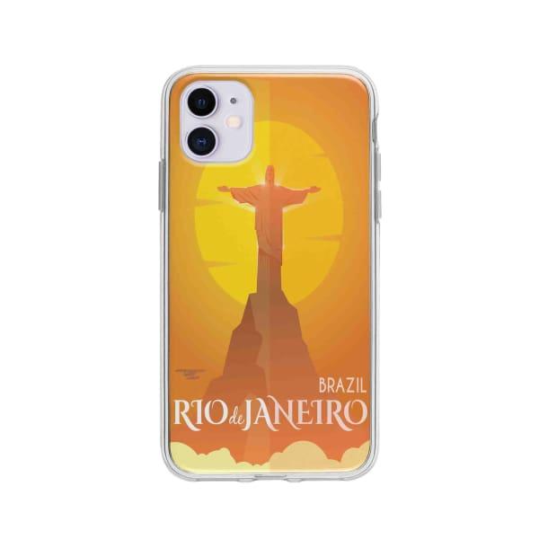 Coque Pour iPhone 11 Rio de Janeiro - Coque Wiqeo 10€-15€, Estelle Adam, Illustration, iPhone 11, Voyage Wiqeo, Déstockeur de Coques Pour iPhone