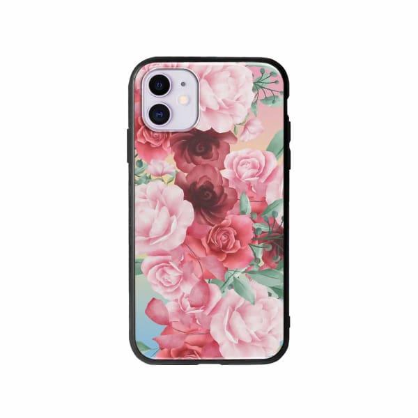 Coque Pour iPhone 11 Roses Fleuries - Coque Wiqeo 10€-15€, Albert Dupont, Fleur, iPhone 11 Wiqeo, Déstockeur de Coques Pour iPhone