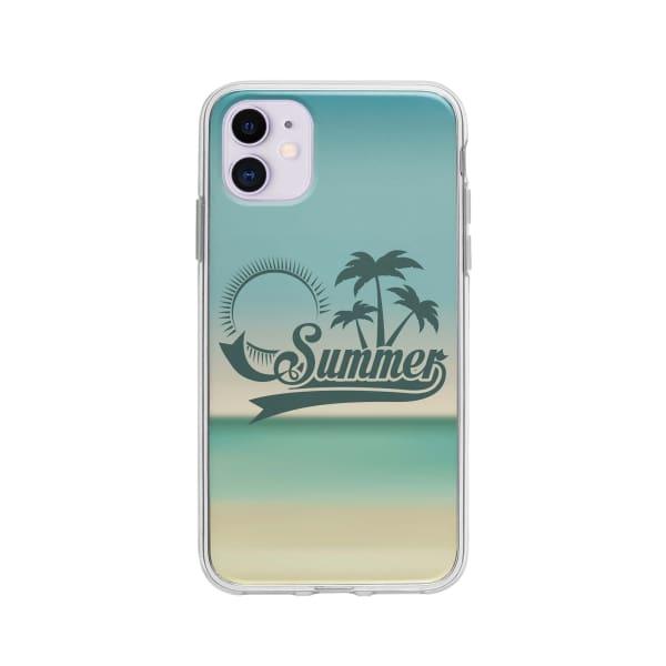 Coque Pour iPhone 11 Summer - Coque Wiqeo 10€-15€, Estelle Adam, iPhone 11, Motif Wiqeo, Déstockeur de Coques Pour iPhone