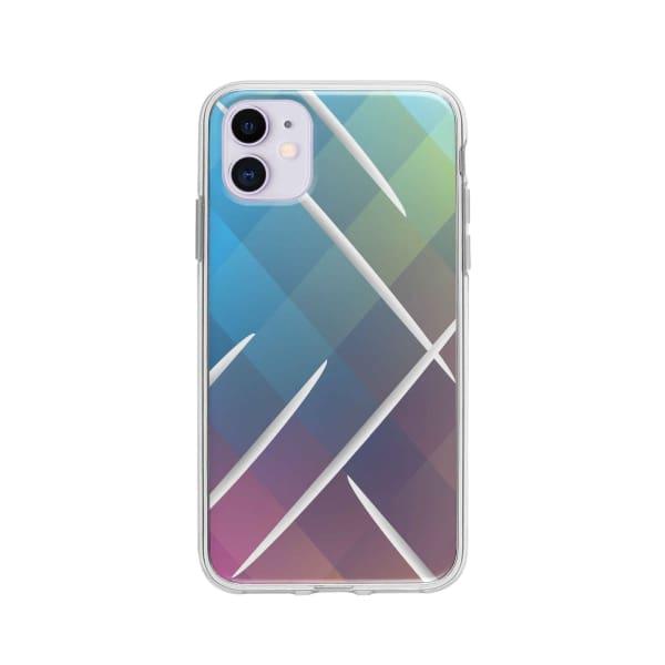 Coque Pour iPhone 11 Teintes Abstraites - Coque Wiqeo 10€-15€, Estelle Adam, iPhone 11, Motif Wiqeo, Déstockeur de Coques Pour iPhone