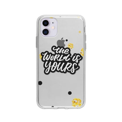 Coque Pour iPhone 11 "The World Is Yours" - Coque Wiqeo 10€-15€, Estelle Adam, iPhone 11, Motif Wiqeo, Déstockeur de Coques Pour iPhone