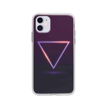 Coque Pour iPhone 11 Triangle Néon - Coque Wiqeo 10€-15€, Estelle Adam, Illustration, iPhone 11, Motif Wiqeo, Déstockeur de Coques Pour iPhone