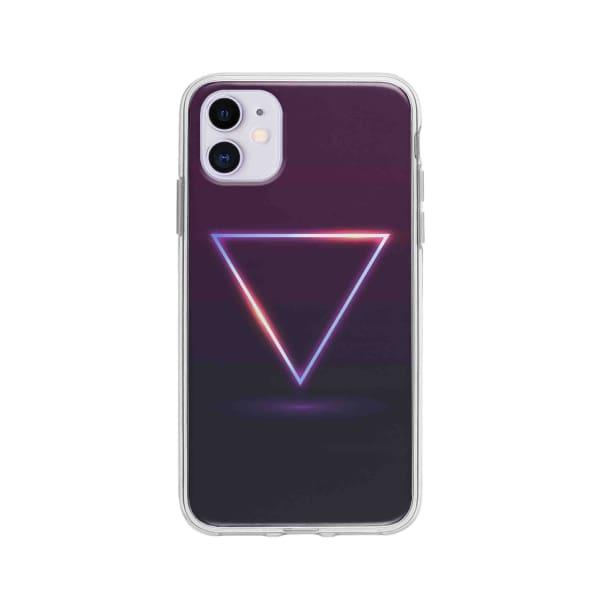 Coque Pour iPhone 11 Triangle Néon - Coque Wiqeo 10€-15€, Estelle Adam, Illustration, iPhone 11, Motif Wiqeo, Déstockeur de Coques Pour iPhone