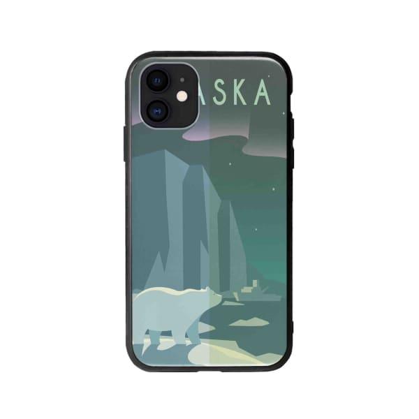 Coque Pour iPhone 12 Alaska - Coque Wiqeo 10€-15€, Estelle Adam, Illustration, iPhone 12, Voyage Wiqeo, Déstockeur de Coques Pour iPhone