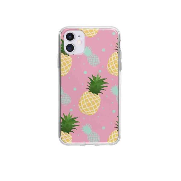 Coque Pour iPhone 12 Ananas - Coque Wiqeo 10€-15€, Estelle Adam, iPhone 12, Motif Wiqeo, Déstockeur de Coques Pour iPhone