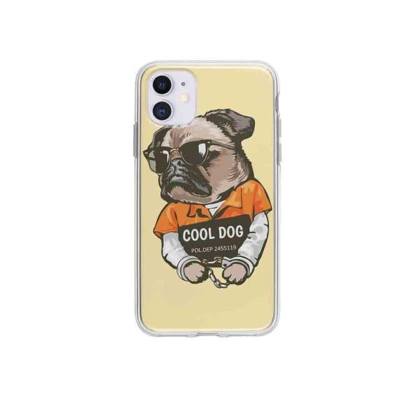 Coque Pour iPhone 12 Carlin Prisonnier - Coque Wiqeo 10€-15€, Animaux, Estelle Adam, Illustration, iPhone 12 Wiqeo, Déstockeur de Coques Pour iPhone