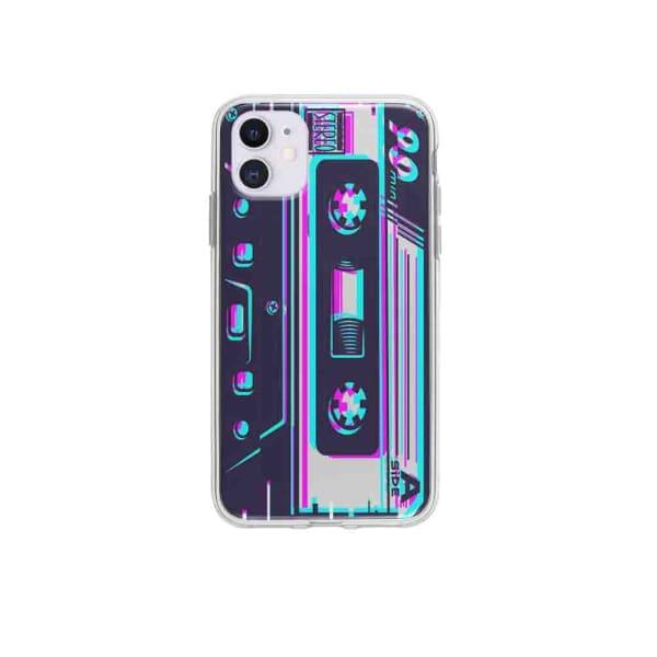 Coque Pour iPhone 12 Cassette Glitché - Coque Wiqeo 10€-15€, Estelle Adam, Illustration, iPhone 12 Wiqeo, Déstockeur de Coques Pour iPhone