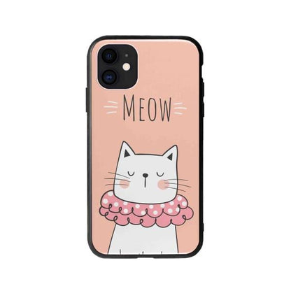 Coque Pour iPhone 12 Chat Meow - Coque Wiqeo 10€-15€, Animaux, Géraud Fournier, iPhone 12, Mignon Wiqeo, Déstockeur de Coques Pour iPhone