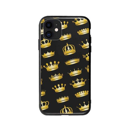 Coque Pour iPhone 12 Couronnes Dorées - Coque Wiqeo 10€-15€, Estelle Adam, iPhone 12, Motif Wiqeo, Déstockeur de Coques Pour iPhone