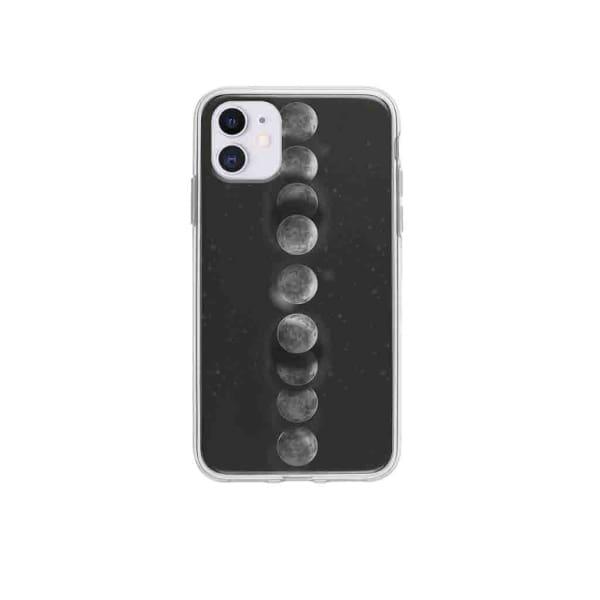 Coque Pour iPhone 12 Éclipse Lunaire - Coque Wiqeo 10€-15€, Estelle Adam, Illustration, iPhone 12 Wiqeo, Déstockeur de Coques Pour iPhone