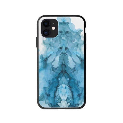 Coque Pour iPhone 12 Encre Bleu - Coque Wiqeo 10€-15€, Estelle Adam, iPhone 12, Motif Wiqeo, Déstockeur de Coques Pour iPhone