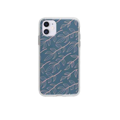 Coque Pour iPhone 12 Feuillage - Coque Wiqeo 10€-15€, Estelle Adam, Feuilles, iPhone 12, Motif Wiqeo, Déstockeur de Coques Pour iPhone