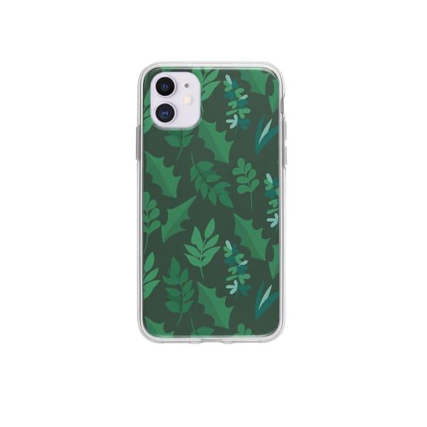 Coque Pour iPhone 12 Feuilles d'hiver - Coque Wiqeo 10€-15€, Estelle Adam, Feuilles, iPhone 12, Motif Wiqeo, Déstockeur de Coques Pour iPhone