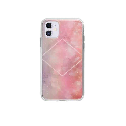 Coque Pour iPhone 12 Galaxie Rose - Coque Wiqeo 10€-15€, Estelle Adam, Illustration, iPhone 12, Motif Wiqeo, Déstockeur de Coques Pour iPhone